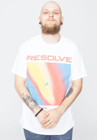 Resolve – Space White – T-Shirt – Weiß – S – 100% Baumwolle