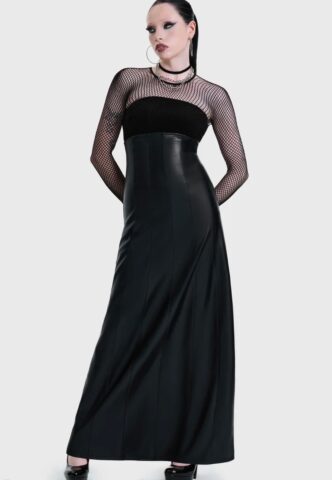 Killstar – Crucifix Maxi Black – Rock – Schwarz – XL – 70% Polyurethan, 30% Polyester