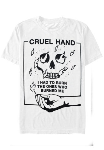 Cruel Hand – Had To Burn White – T-Shirt – Weiß – M – 100% Baumwolle