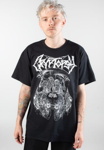 Cryptopsy – Worship – T-Shirt – Schwarz – L – 100% Baumwolle