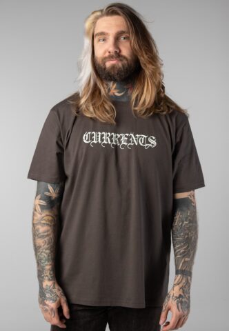 Currents – Moon Glow In The Dark Dark Charcoal – T-Shirt – Grau – S – 100% Bio-Baumwolle