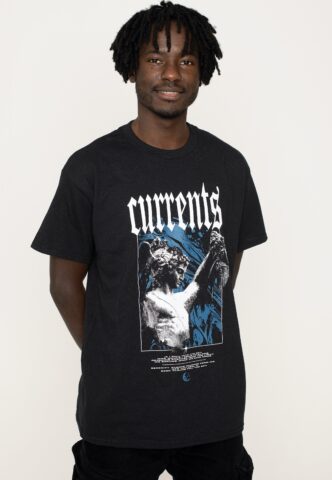 Currents – Statue – T-Shirt – Schwarz – 3XL – 100% Baumwolle