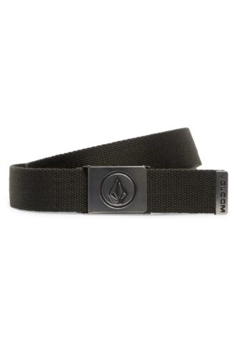 Volcom – Circle Web Rinsed Black – Gürtel – Grau – Onesize – 100% Polyester