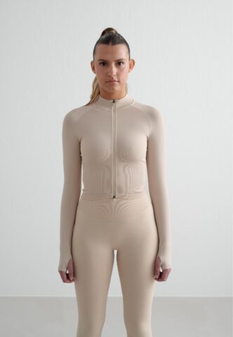 aimn Shape Seamless Zip Jacket