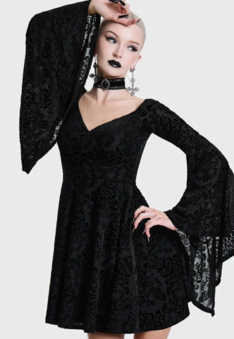 Killstar – Daemon’s Curse Mini Black – Kleid – Schwarz – XL – gid://shopify/Metaobject/337180688621