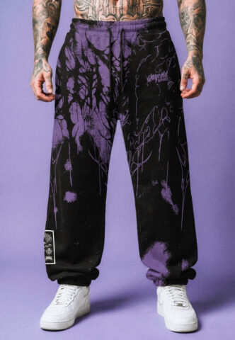 Stay Cold Apparel – Daggerwave Purple – Jogginghose – Lila – M – 65% Baumwolle, 35% Polyester