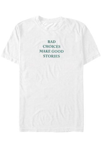 Dancitee – Bad Choices – T-Shirt – Weiß – M – 100% Baumwolle