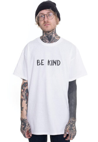 Dancitee – Be Kind White – T-Shirt – Weiß – L – 100% Baumwolle