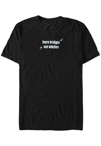Dancitee – Burn Bridges – T-Shirt – Schwarz – XL – 100% Baumwolle