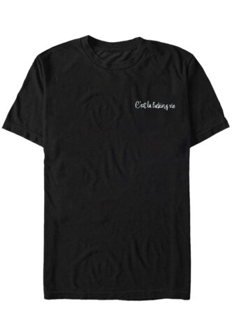 Dancitee – Cest La Vie – T-Shirt – Schwarz – M – 100% Baumwolle