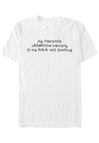 Dancitee – Childhood Memories – T-Shirt – Weiß – XXL – 100% Baumwolle