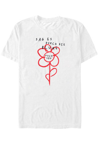 Dancitee – Durch Die Blume – T-Shirt – Weiß – M – 100% Baumwolle