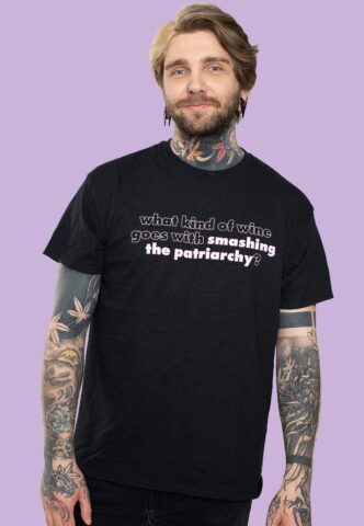 Dancitee – Patriarchy – T-Shirt – Schwarz – S – 100% Baumwolle