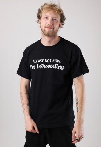 Dancitee – Please Not Now – T-Shirt – Schwarz – XL – 100% Baumwolle