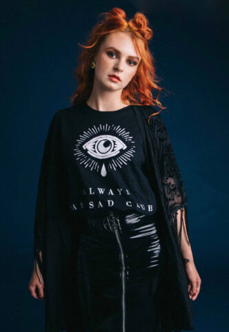 Dark Moon – Sad Sad – T-Shirt – Schwarz – L – 100% Baumwolle