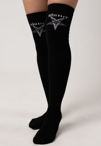 Dark Moon – Sinner – Socken – Schwarz – M/L – 75% Polyester, 25% Baumwolle
