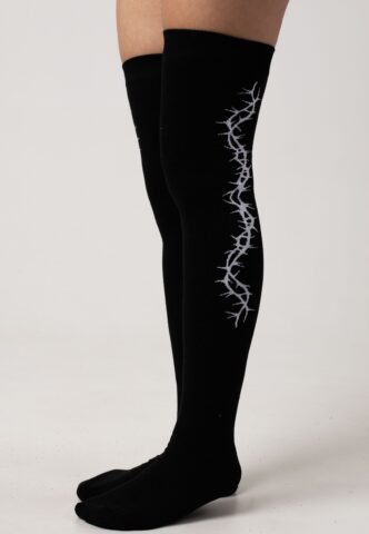 Dark Moon – Thorns – Socken – Schwarz – S/M – 75% Polyester, 25% Baumwolle