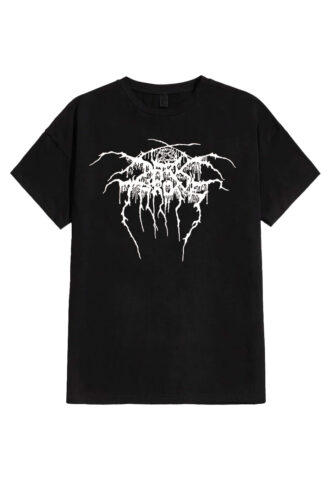 Darkthrone – Logo – T-Shirt – Schwarz – S – 100% Baumwolle