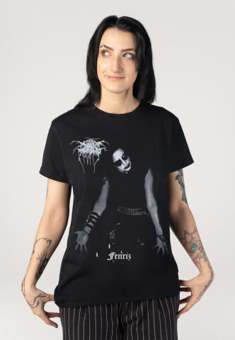 Darkthrone – The Fist In The Face Of God Fenriz – T-Shirt – Schwarz – S – 100% Baumwolle