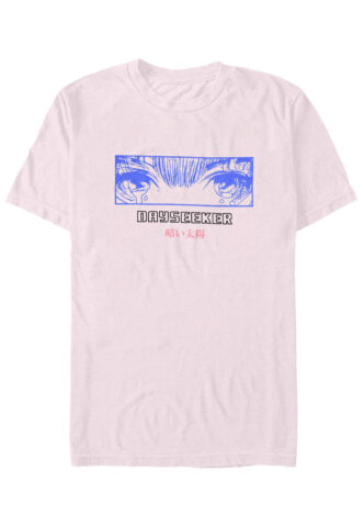Dayseeker – Anime Light Pink – T-Shirt – Pink – M – 100% Baumwolle
