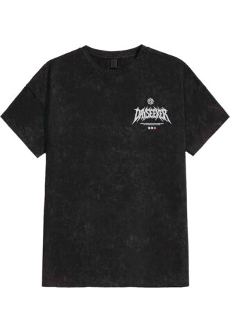Dayseeker – Coffin Bloom Stone Washed – T-Shirt – Schwarz – 3XL – 100% Baumwolle