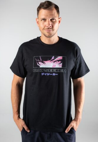 Dayseeker – Pale Moonlight Anime – T-Shirt – Schwarz – S – 100% Baumwolle
