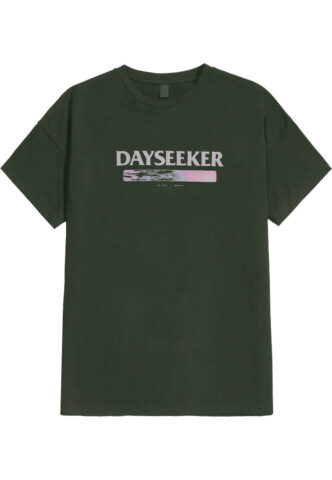 Dayseeker – Pale Moonlight Flower Forest Green – T-Shirt – Grün – 3XL – 100% Baumwolle