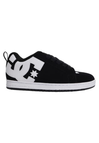 DC – Court Graffik Black – Schuhe – Schwarz – EU 45 – Leather/Textile/Gummi
