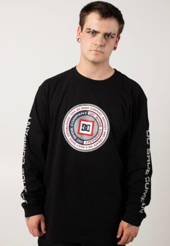 DC – Throwback HLS Black – Longsleeve – Schwarz – L – 100% Baumwolle