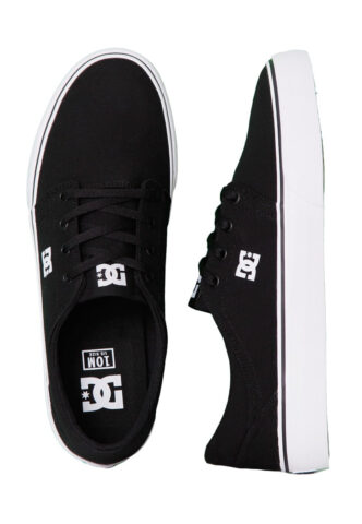 DC – Trase TX Black/White – Schuhe – Schwarz – EU 42,5 – Textile/Textile/Gummi