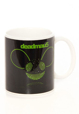 Deadmau5 – Green Disco Ball Head White – Tasse – Weiß – Onesize – Keramik