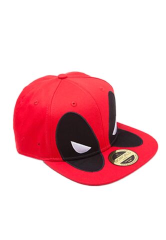 Deadpool – Big Face – Cap – Rot – Onesize – 100% Baumwolle