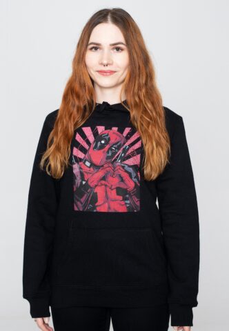 Deadpool – Close Heart Pool – Hoodie – Schwarz – L – 80% Baumwolle, 20% Polyester