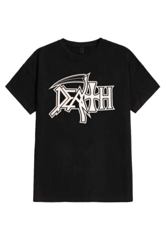 Death – Logo – T-Shirt – Schwarz – XXL – 100% Baumwolle