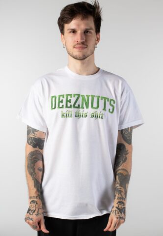 Deez Nuts – Kill This Shit White – T-Shirt – Weiß – 3XL – 100% Baumwolle