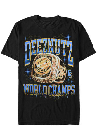 Deez Nuts – Worldchamps Ring – T-Shirt – Schwarz – S – 100% Baumwolle