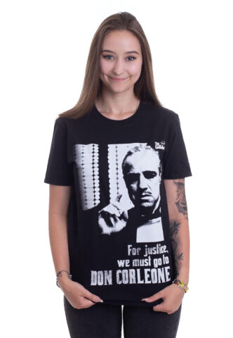 The Godfather – For Justice – T-Shirt – Schwarz – S – 100% Baumwolle