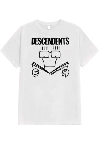 Descendents – Everything Sucks White – T-Shirt – Weiß – S – 100% Baumwolle