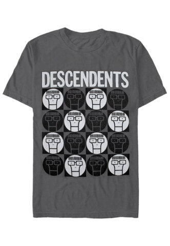 Descendents – Milo Circles Dark Shadow – T-Shirt – Grau – S – 100% Baumwolle