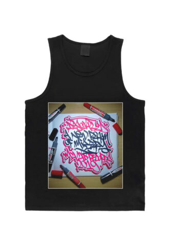 Desolated – Handstyle – Tank – Schwarz – S – 100% Baumwolle