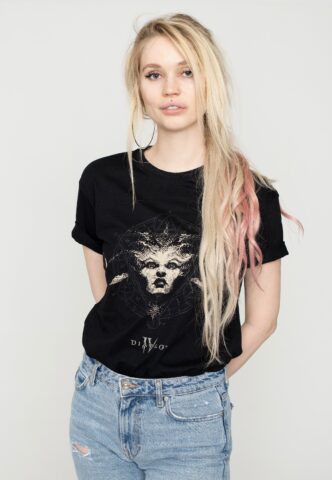 Diablo – Queen Of The Damned – T-Shirt – Schwarz – L – 100% Baumwolle