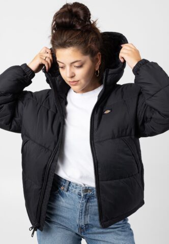 Dickies – Alatna Oversized Puffer Black – Jacke – Schwarz – XL – Shell: 100% Polyamid; Lining: 100% Polyester