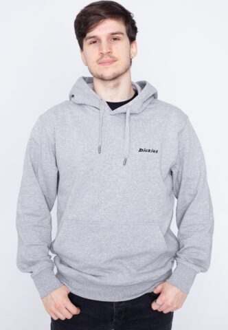 Dickies – Loretto Grey Melange – Hoodie – Grau – S – 80% Baumwolle, 20% Polyester