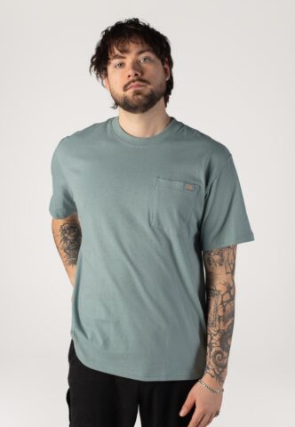 Dickies – Luray Pocket Stormy Sea – T-Shirt – Blau – XL – 100% Baumwolle