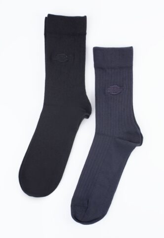 Dickies – Rib Pack Of 2 Black – Socken