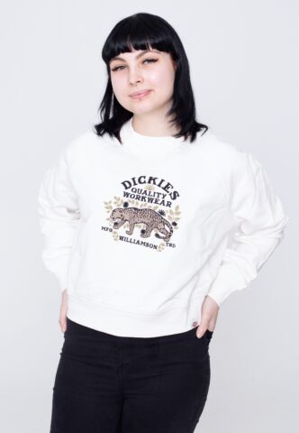 Dickies – W Fort Lewis Ecru – Sweater – Weiß – XS – 97% Baumwolle, 3% Elastan