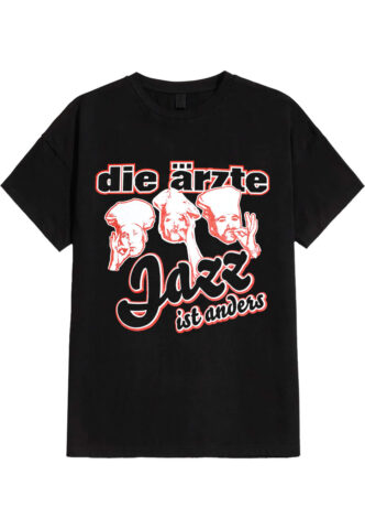 Die Ärzte – Jazz Ist Anders – T-Shirt – Schwarz – XL – 100% Baumwolle