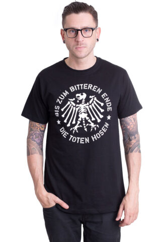 Die Toten Hosen – Adler Classic Style – T-Shirt – Schwarz – S – 100% Baumwolle