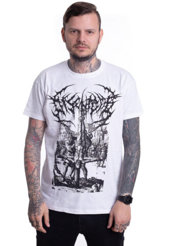 Disentomb – Crucifixion White – T-Shirt – Weiß – XL – 100% Baumwolle