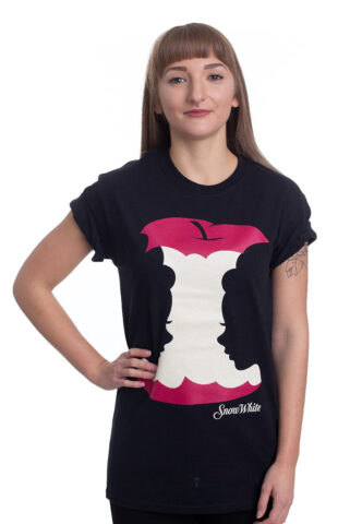 Snow White And The Seven Dwarfs – Apple – T-Shirt – Schwarz – S – 100% Baumwolle